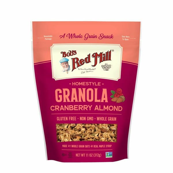 Cereal Bob's Red Mill Homestyle Cranberry Almond Granola hero