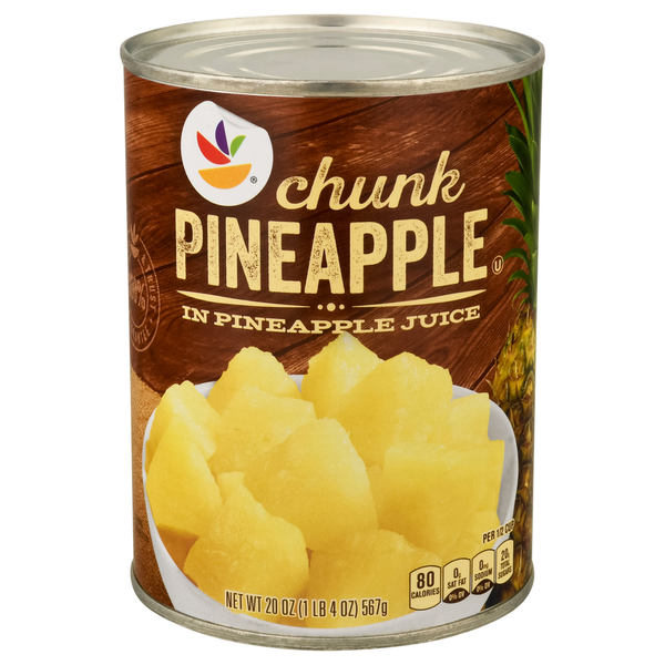 Juice & Nectars Store Brand Pineapple, in Pineapple Juice, Chunk hero