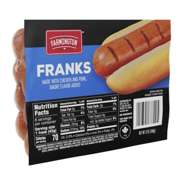 Hot Dogs, Bacon & Sausage Farmington Franks hero