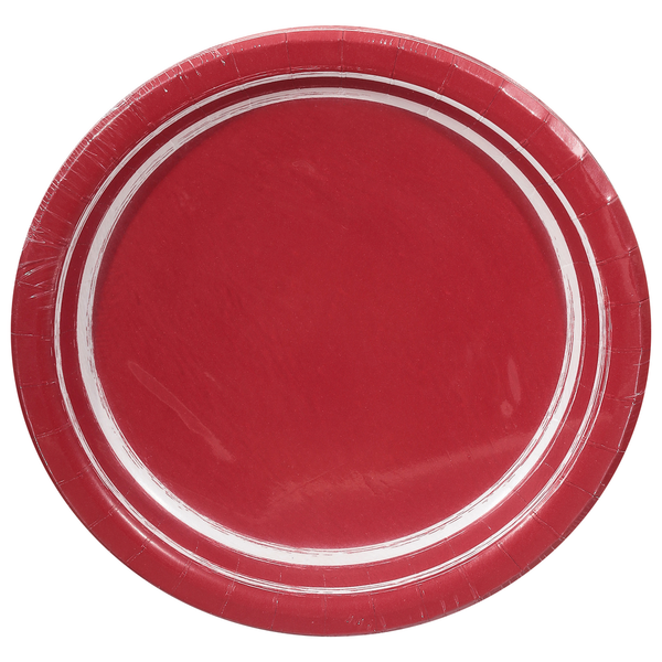 Plates, Bowls, Cups & Flatware Sensations Plates, Classic Red, Premium Strength, 6.87 Inch hero