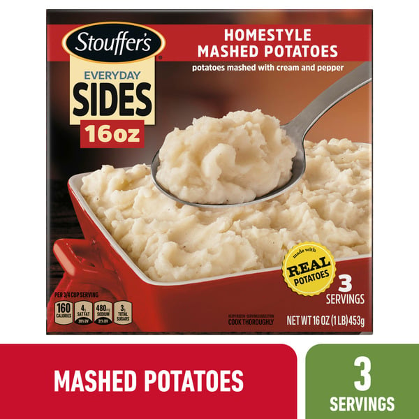 Frozen Appetizers & Sides Stouffer's Homestyle Mashed Potatoes Frozen Entrée hero