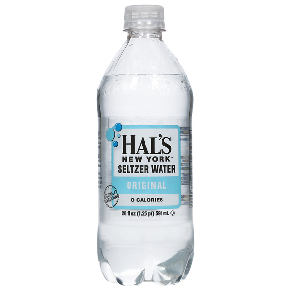 Water, Seltzer & Sparkling Water Hal's New York Seltzer Seltzer Water, Original hero