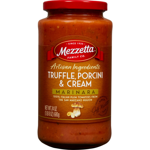 Mezzetta Artisan Ingredients® Truffle, Porcini & Cream Marinara hero