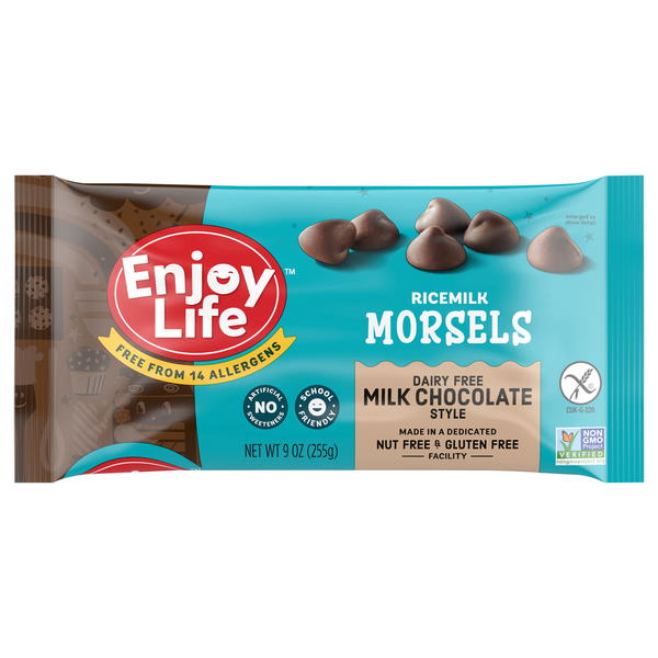 Candy & Chocolate Enjoy Life Foods Morsels, Ricemilk, Milk Chocolate Style hero