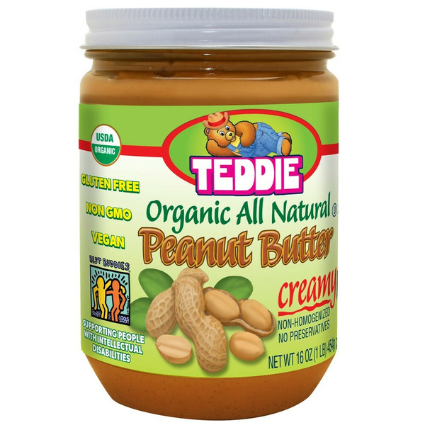 Nut butters & Preserves Teddie All Natural Organic Peanut Butter, Creamy hero