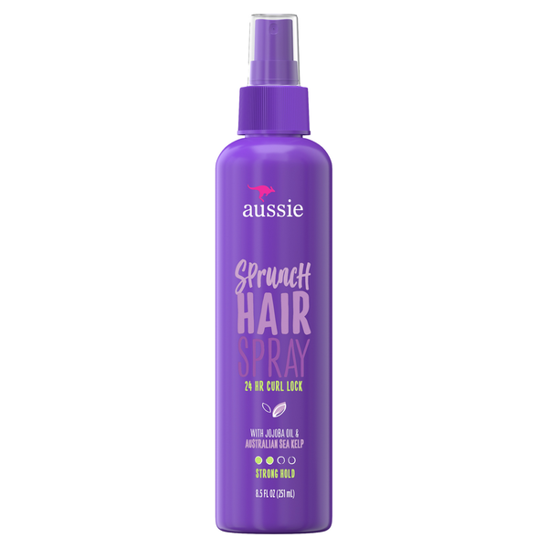 Hair Care Aussie Sprunch Non-Aerosol Hairspray with Jojoba Oil & Sea hero