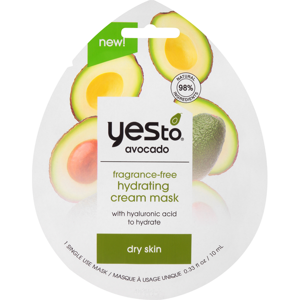 Yes To Cream Mask, Hydrating, Dry Skin hero