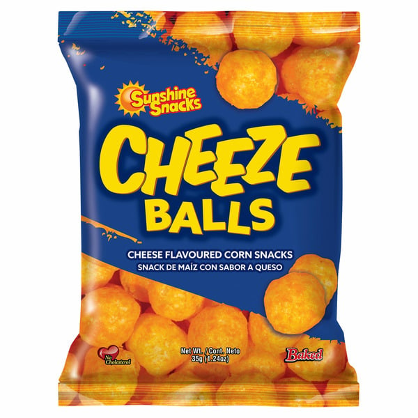 Sunshine Snacks Baked Cheeze Balls hero