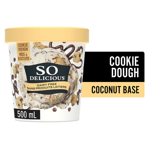 Ice Cream & Sorbet So Delicious Dairy Free Coconut-Based Frozen Dessert, Cookie Dough hero