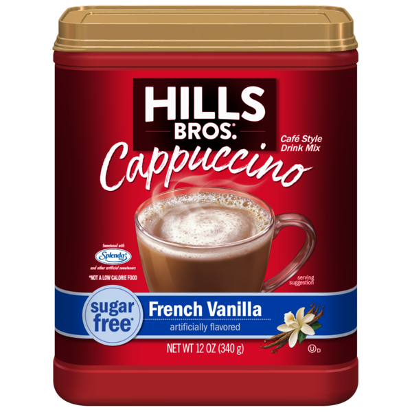 Coffee Hills Bros. Drink Mix, Sugar Free, French Vanilla hero