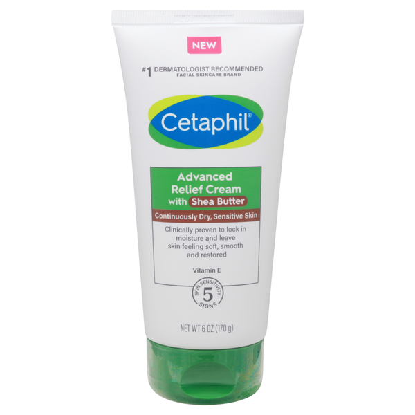 Body Lotions & Soap Cetaphil Cream, with Shea Butter, Advanced Relief hero