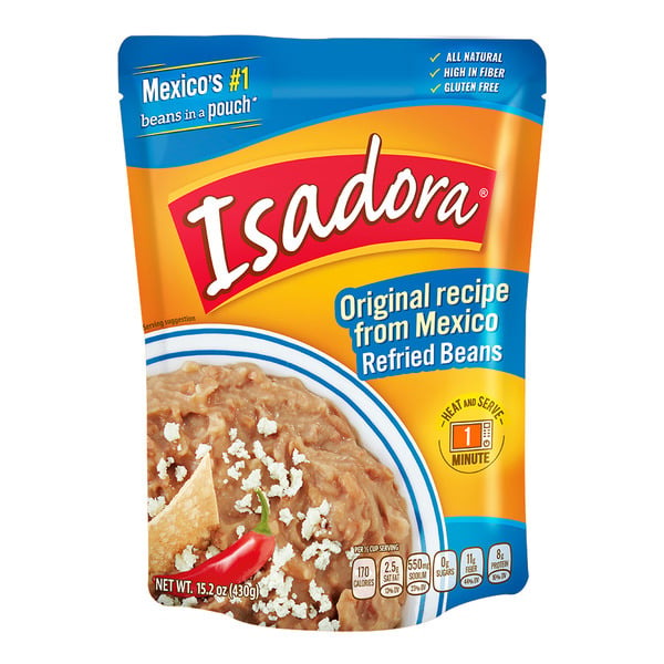 Instant Foods Isadora Original Recipe from Mexico refried beans hero