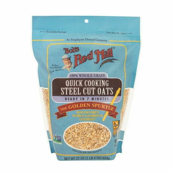 Hot Cereal & Pancake Mixes Bob's Red Mill Steel Cut Oats, Quick Cooking hero