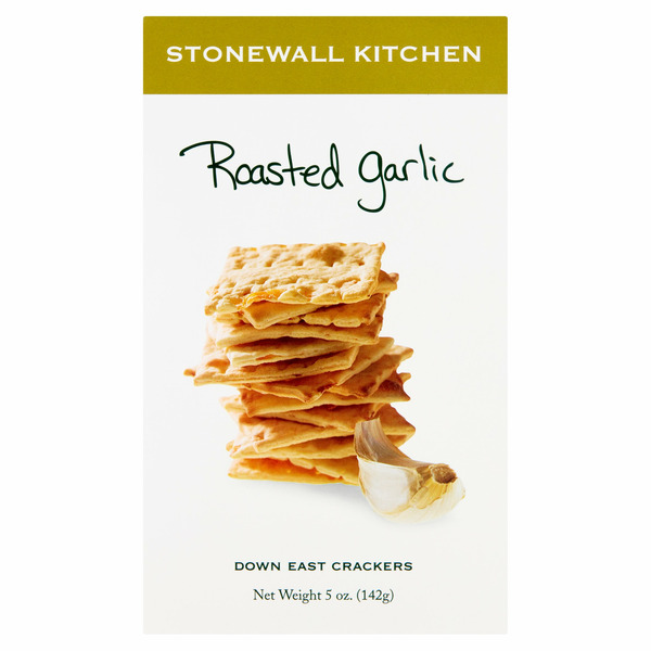 Crackers Stonewall Kitchen Roasted Garlic Down East Crackers hero