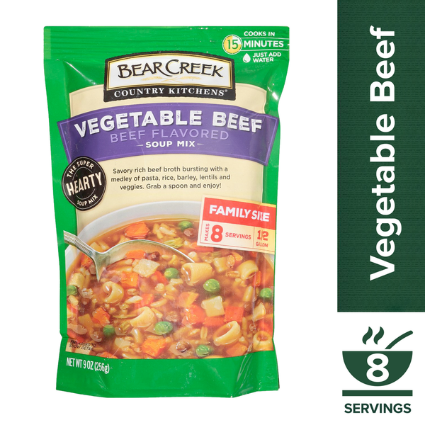 Soup, Broth & Bouillon Bear Creek Country Kitchens Vegetable Beef Soup Mix hero