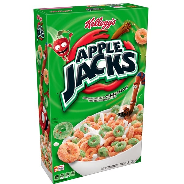 Cereal Kellogg's Apple Jacks Breakfast Cereal Original hero