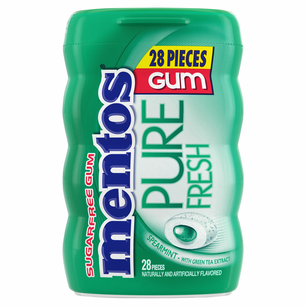 Mentos Pure Fresh Spearmint Sugarfree Gum hero