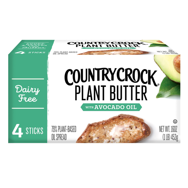 Butter Country Crock Dairy Free Vegan Plant Butter with Avocado Oil hero