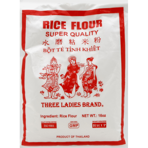 Baking Ingredients Three Ladies Brand Rice Flour hero