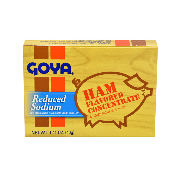 Cold Cuts Goya Ham Flavored Concentrate, Reduced Sodium hero