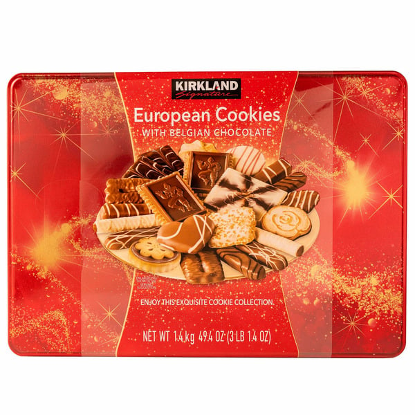 Cookies Kirkland Signature European Cookie With Belgian Chocolate, 49.4 oz hero