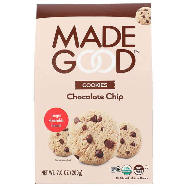 MadeGood Chocolate Chip Crunchy Cookies 6 X hero