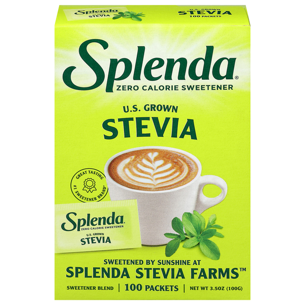 Splenda Sweetener, Zero Calorie, Stevia hero