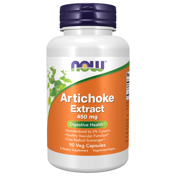 Digestive Aids/Enzymes/Cleanses NOW Artichoke Extract 450 mg hero