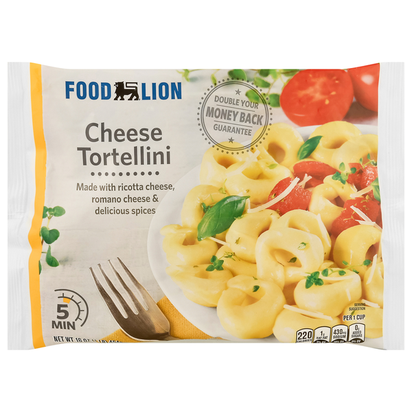 Frozen Meals Food Lion Tortellini, Cheese, Bag hero