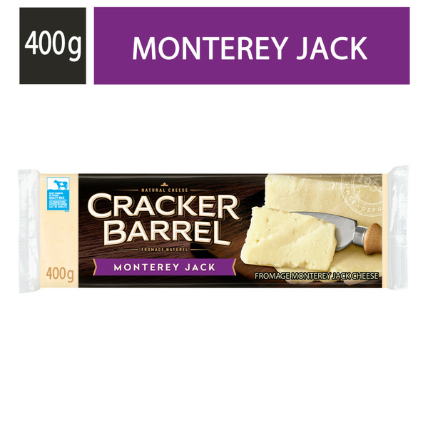 Packaged Cheese Cracker Barrel Monterey Jack Cheese hero