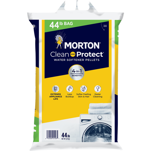 Cleaning Products Morton Clean and Protect Water Softener Salt 44lb hero