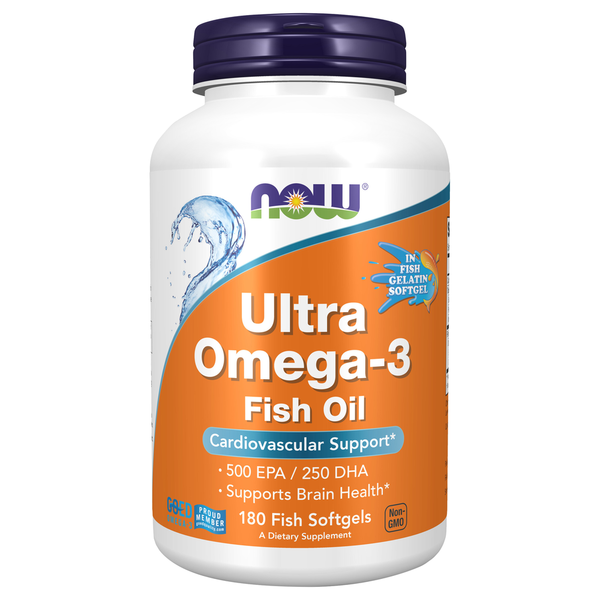 Supplement Oils NOW Ultra Omega 3 (Fish Gelatin) hero