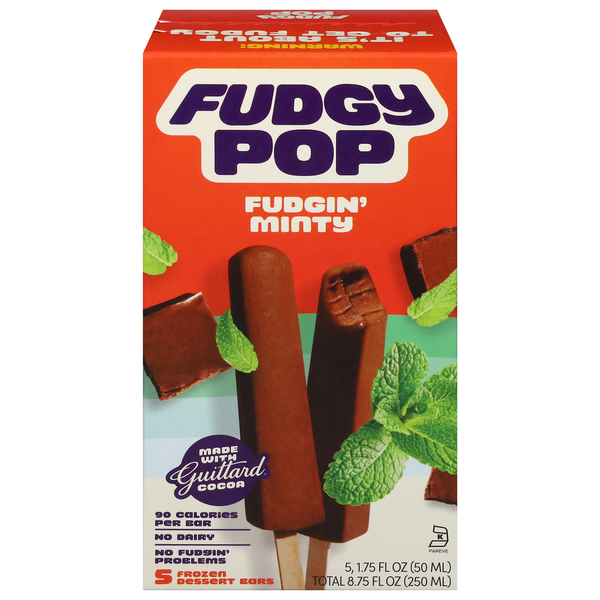 Fudgy Pop Frozen Dessert Bars, Fudgin' Minty hero