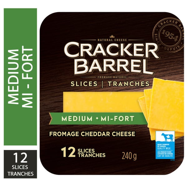 More Household Cracker Barrel Sliced Cheddar Cheese hero