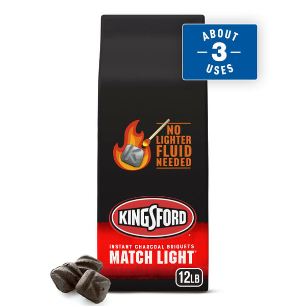 More Household Kingsford Match Light Instant Charcoal Briquettes, BBQ Charcoal for Grilling hero