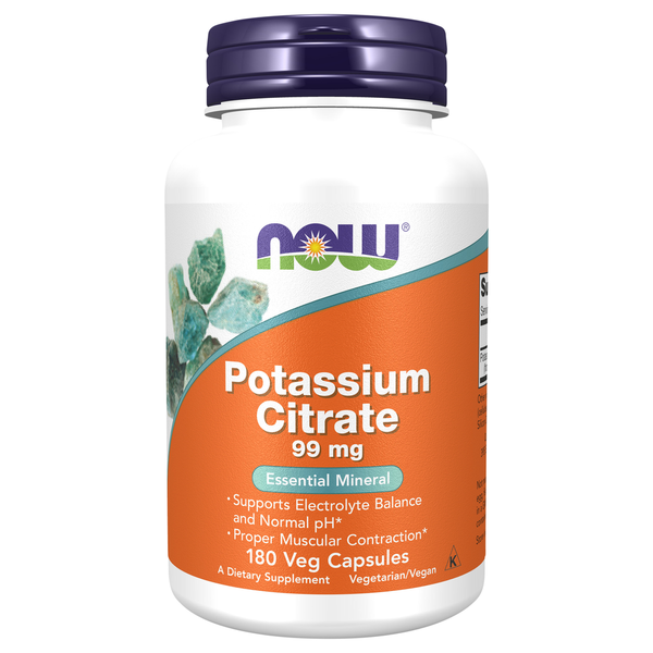 Vitamins & Supplements NOW Potassium Citrate 99 mg hero