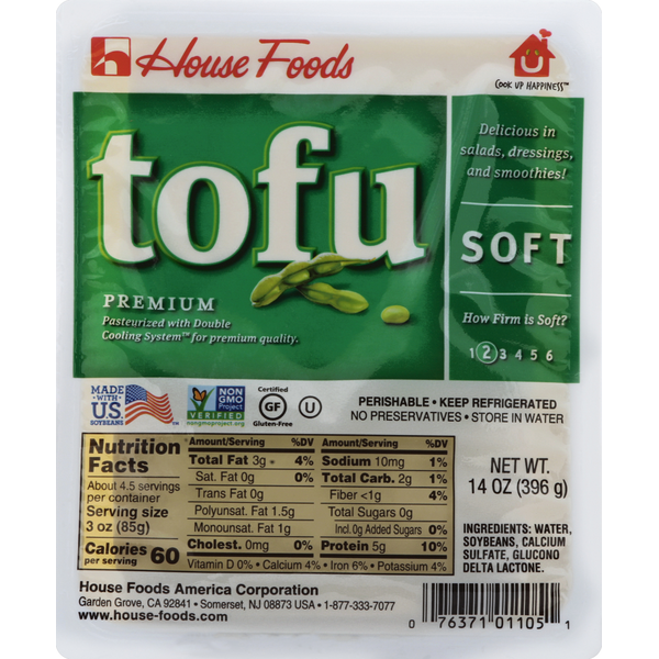 Meat Alternatives House Foods Tofu, Premium, Soft hero