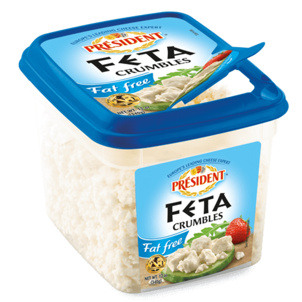 Specialty Cheeses Président Fat Free Feta Crumbles Plain hero