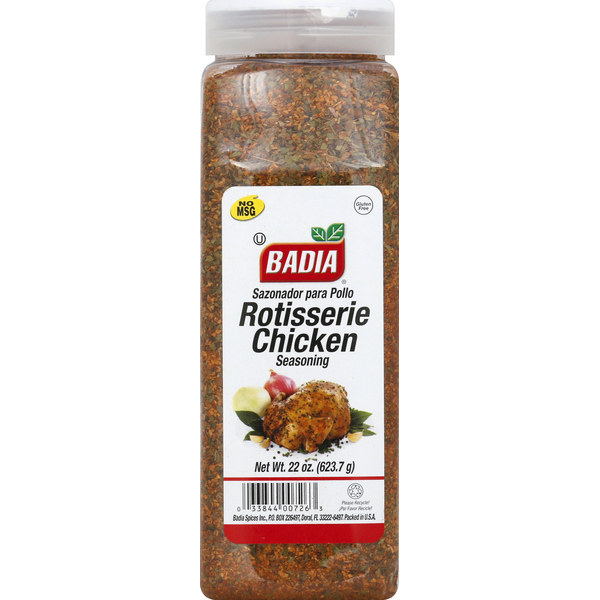 Spices & Seasonings Badia Spices Chicken Seasoning, Rotisserie hero