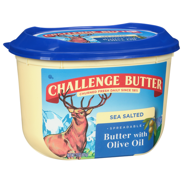 Butter Challenge Butter with Olive Oil, Sea Salted, Spreadable hero