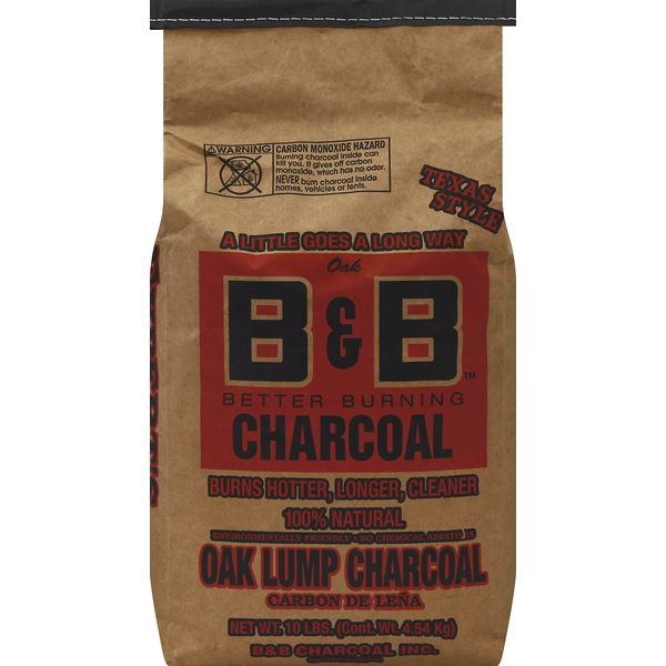 More Household B&B Charcoal, Oak Lump, Texas Style hero