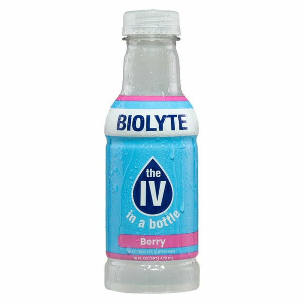 Energy & Sports Drinks Biolyte Berry, The IV in a bottle hero