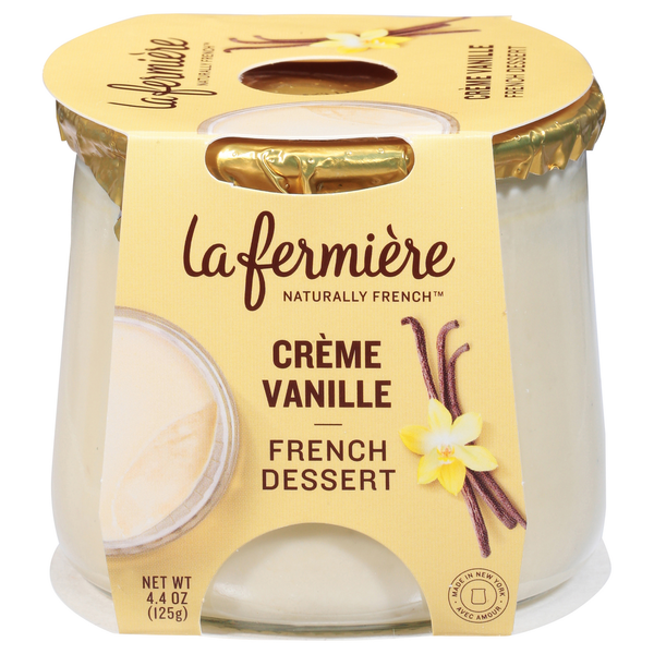 Yogurt La Fermière French Dessert, Creme Vanille hero