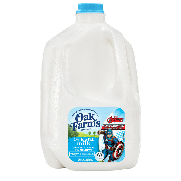 Milk Oak Farms Lowfat Milk hero