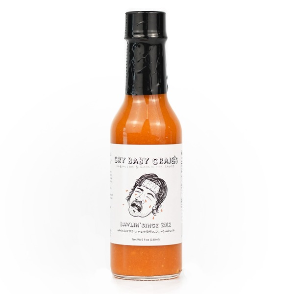 Condiments Cry Baby Craig's Habanero & Garlic Hot Sauce hero