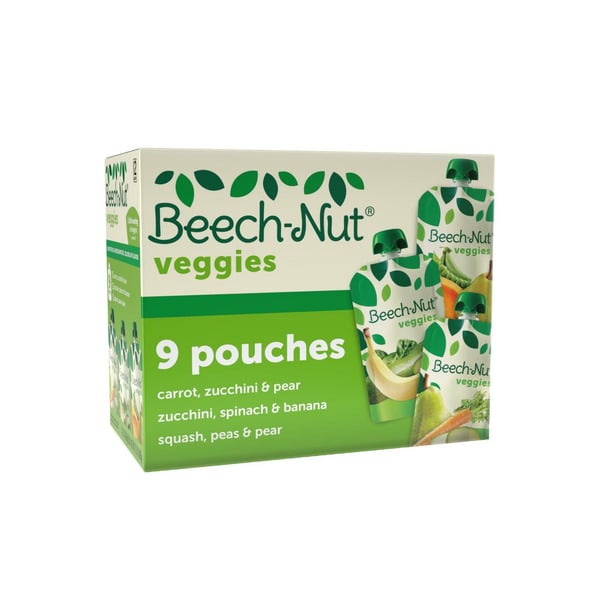 Juice & Nectars Beech-Nut Veggies Baby Food Pouch Variety Pack hero