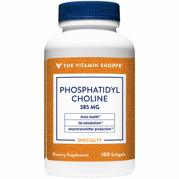 Other Supplements The Vitamin Shoppe Phosphatidyl Choline - 385 MG (100 Softgels) hero