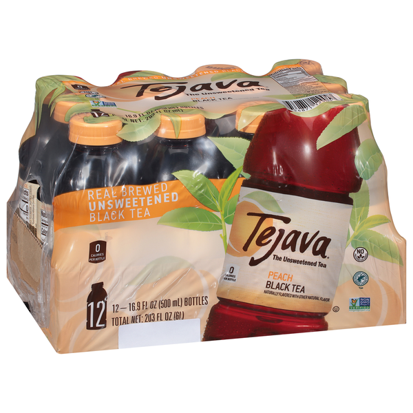 Tejava Black Tea, Peach hero