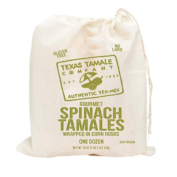 Frozen Meals Texas Tamale Company Spinach Tamales hero