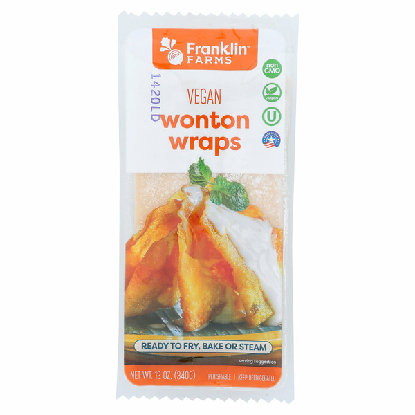 Asian Foods Franklin Farms Vegan Wonton Wraps hero